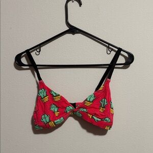 Auden cactus “stuck on you” wireless bra 32C NWOT